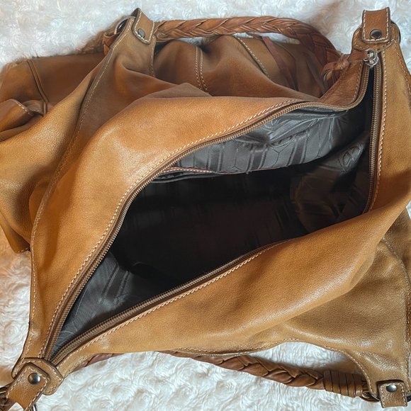 Francesco Biasia Brown Leather Hobo / Shoulder Bag - Picture 5 of 8